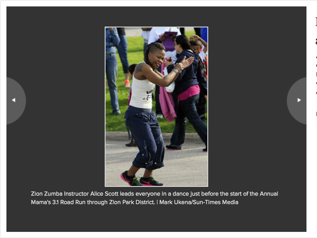 Sun Times article - Annual Run event