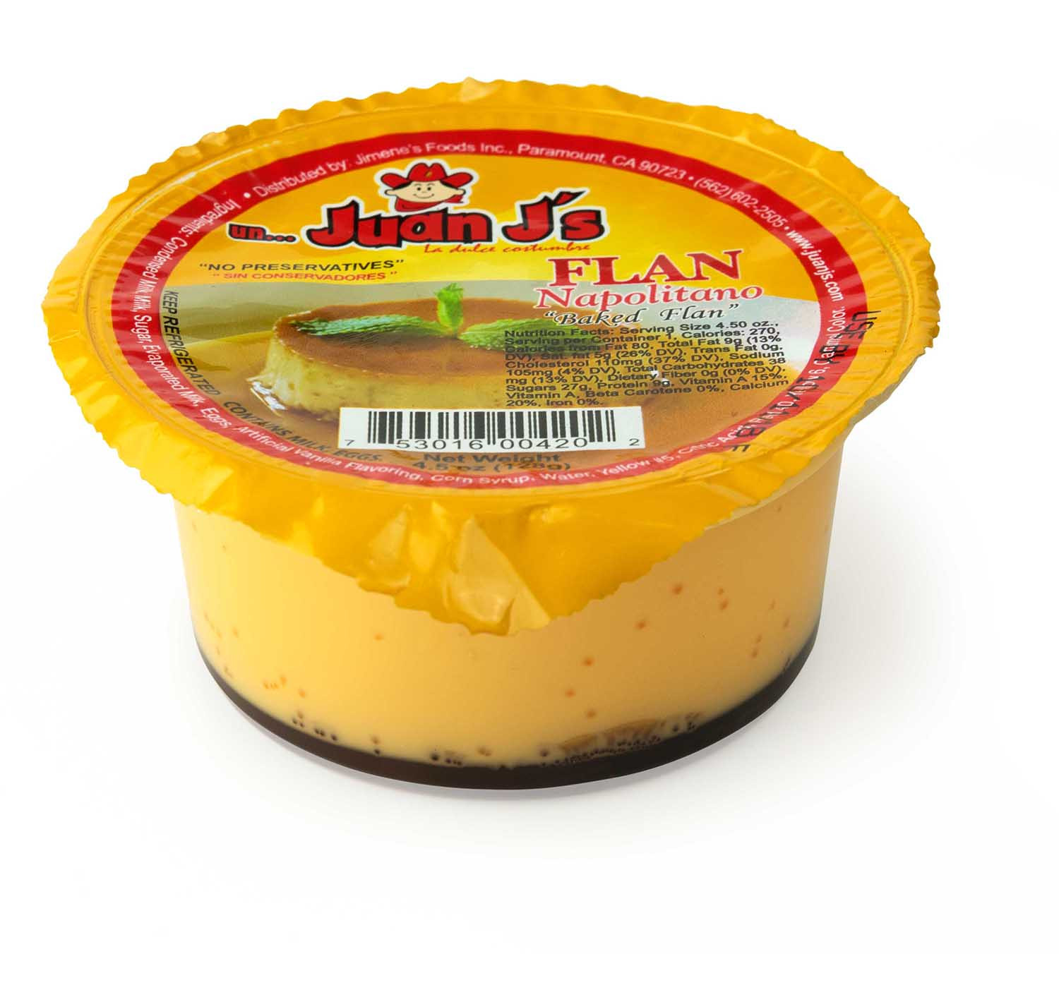 Flan Napolitano (4.5 oz)