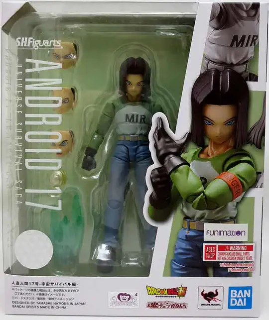 Dragon Ball Z Android 17 Universe Survival Saga S.H. Figuarts