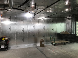 RF Shielding on a wall