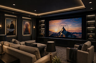 Luxury home theater installation in Colts Neck, NJ by HiDEF