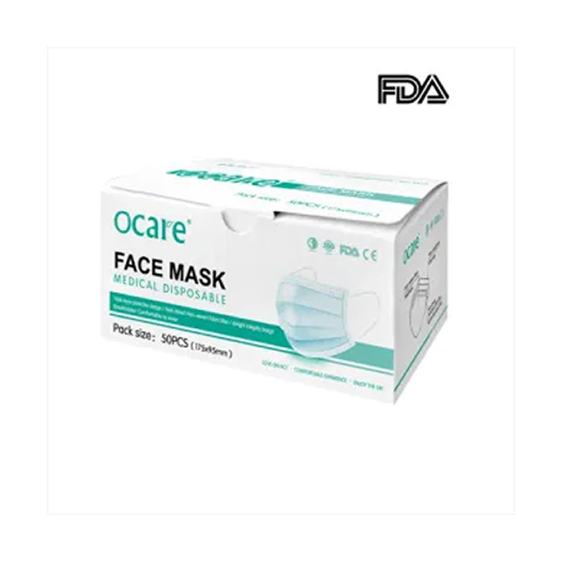 Thumbnail: Ocare Face Mask box Level 3 with Earloop For Surgical Mask
