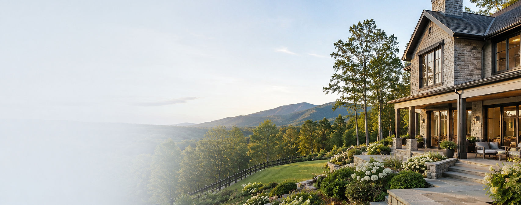 Luxury mountain home in Cashiers, NC showcasing architecture, outdoor living, and thoughtfully integrated smart home technology.