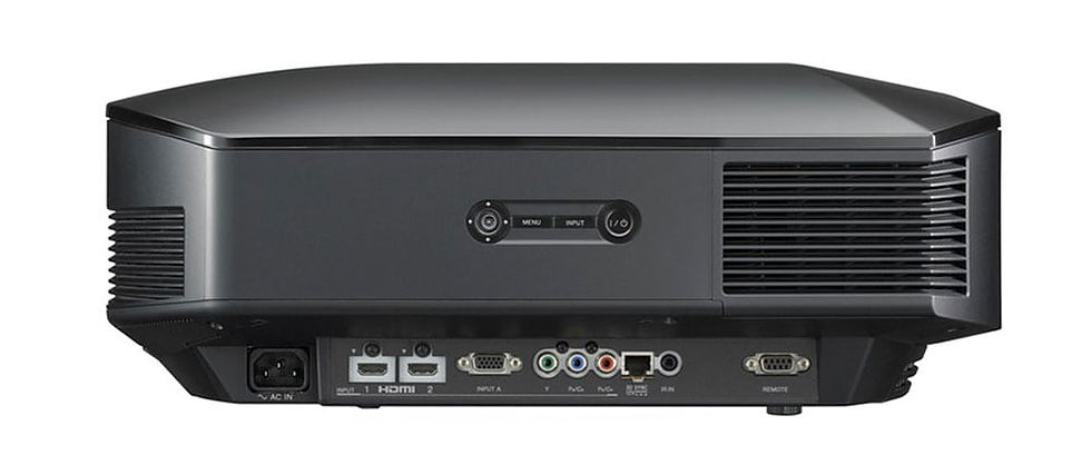 Back of Sony Projector Connectivity