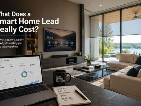 What Does a Smart Home Lead Really Cost? (Google Ads, SEO, Social & the Math Dealers Miss)