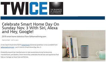 Smart speakers and assistants featured in TWICE article