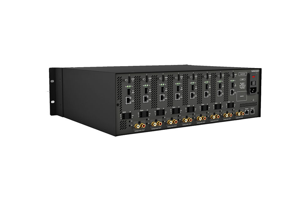 Audio and Video Distribution Over IP by Savant