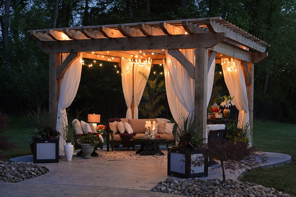 outdoor pergola speakers