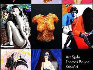 KrissArt expose à la galerie Concorde Art Gallery à Paris