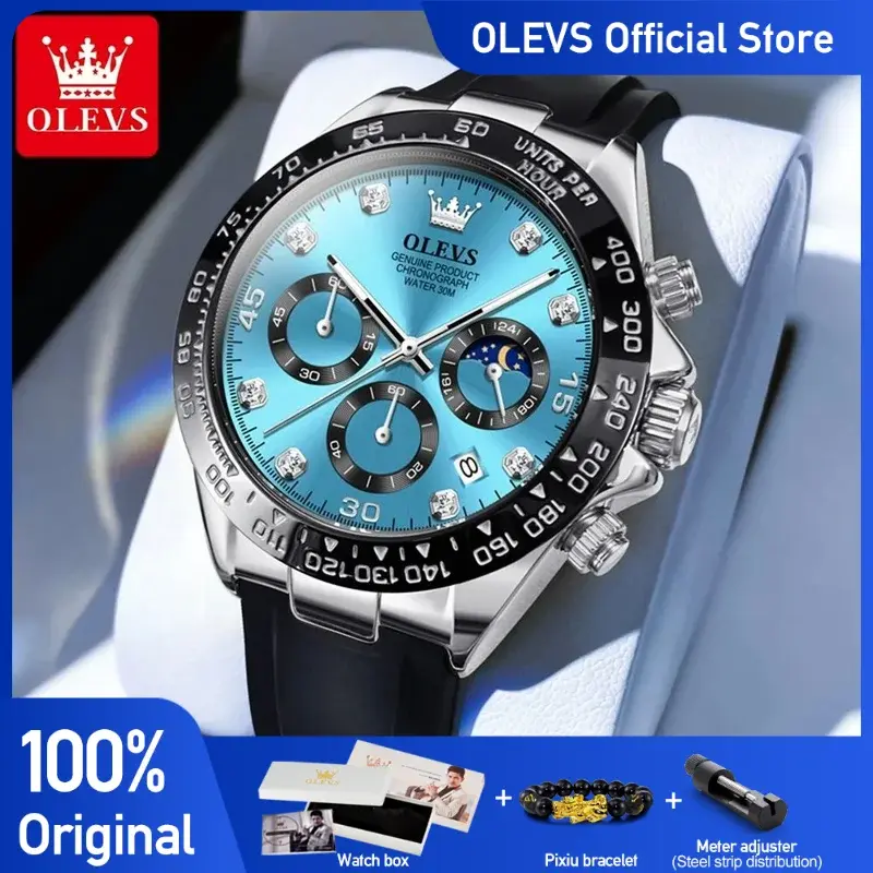 OLEVS 2875 Luxury Quartz Watch - Waterproof & Durable Design