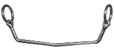 Bent Overcheck Bit SS | TnT Harness