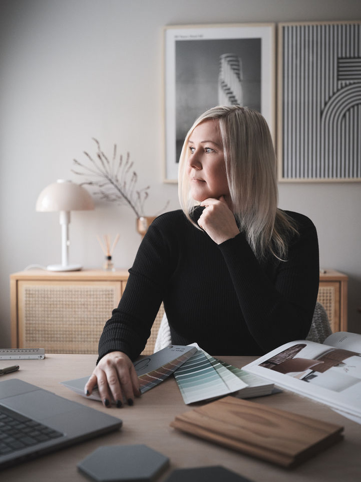 Sisustussuunnittelu ja valokuvaus.