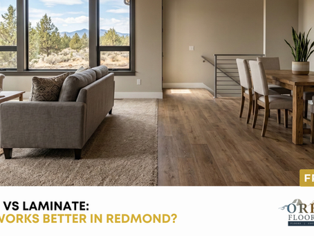carpet and laminate flooring comparison in Redmond OR home