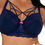 Thumbnail: Tessa's Truth Dark Cobalt Blue Strappy Bra (Removable Front Straps)