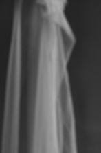 Sheer fabric draping in liminal spaces