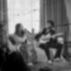 Melinda Andersson and friends performing at the Gothenburg House of Literature