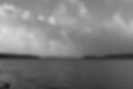 Black and white landscape of water and liminal spaces.