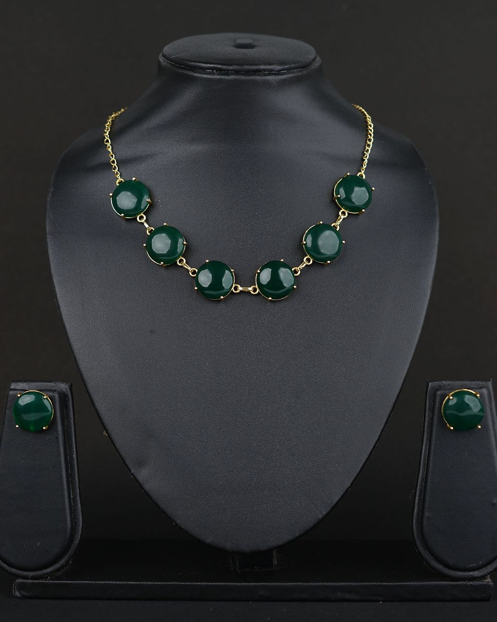 Thumbnail: Monalisa Stone Contemporary Choker Set