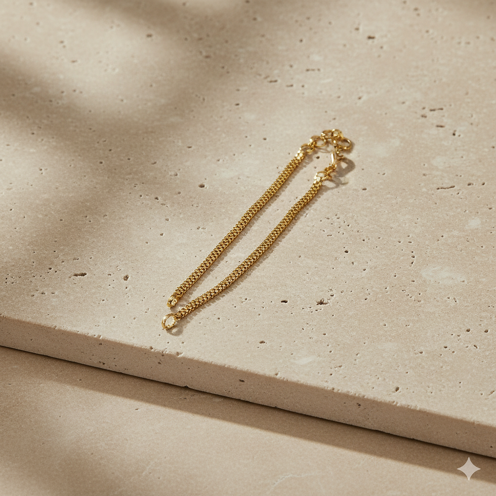 Thumbnail: Adhya Floral Palakka with gold back chain