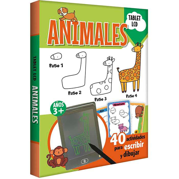 Libro Tablet Animales