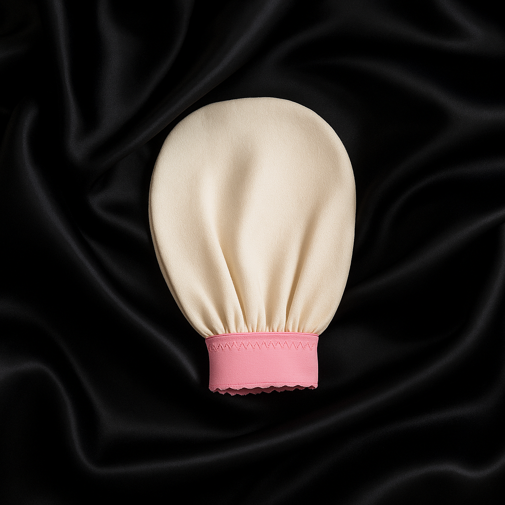 Gant exfoliant en soie sauvage