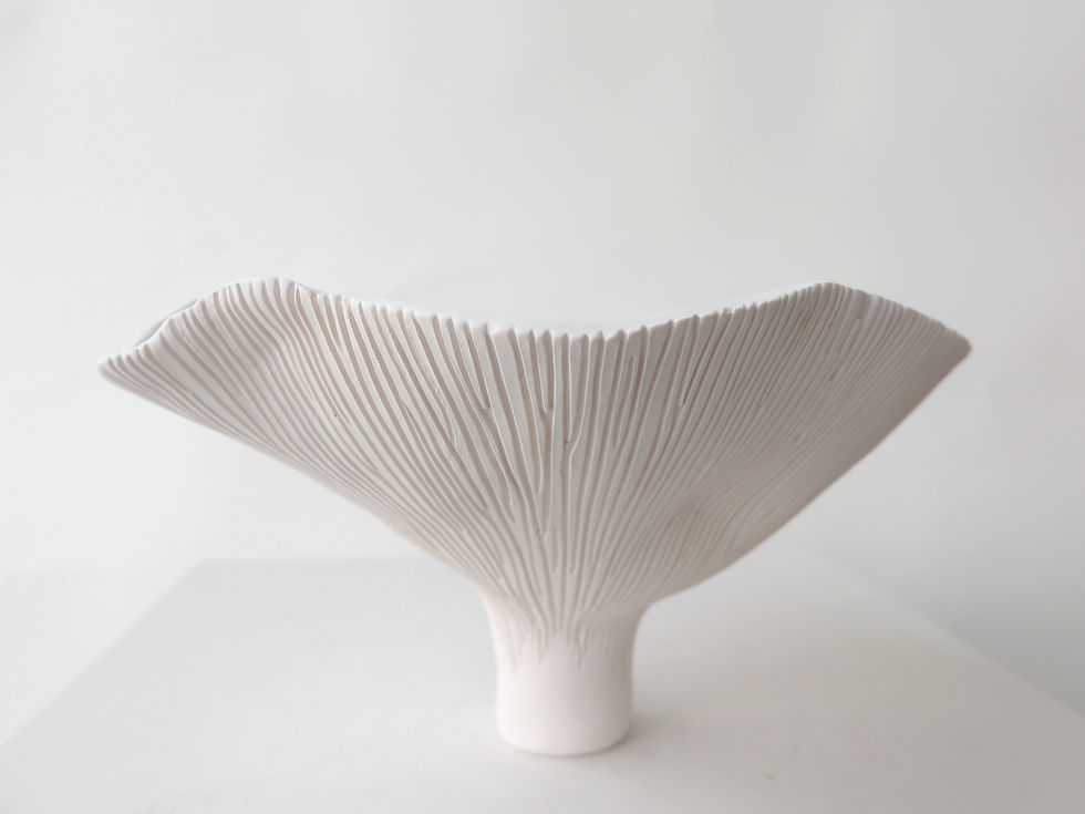 Thumbnail: M SYMPHONY IN MUSHROOM BOWL//NO.10 - WHITE