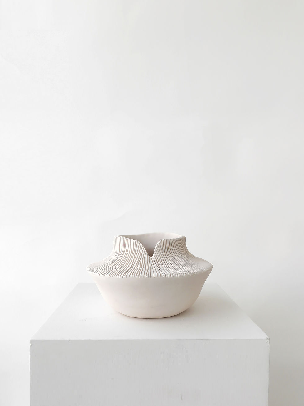 L MUSHROOM COLLAR - NATURAL