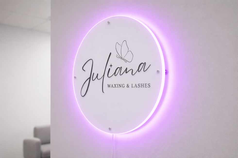 Thumbnail: Round LED Acrylic Sign – Custom Logo