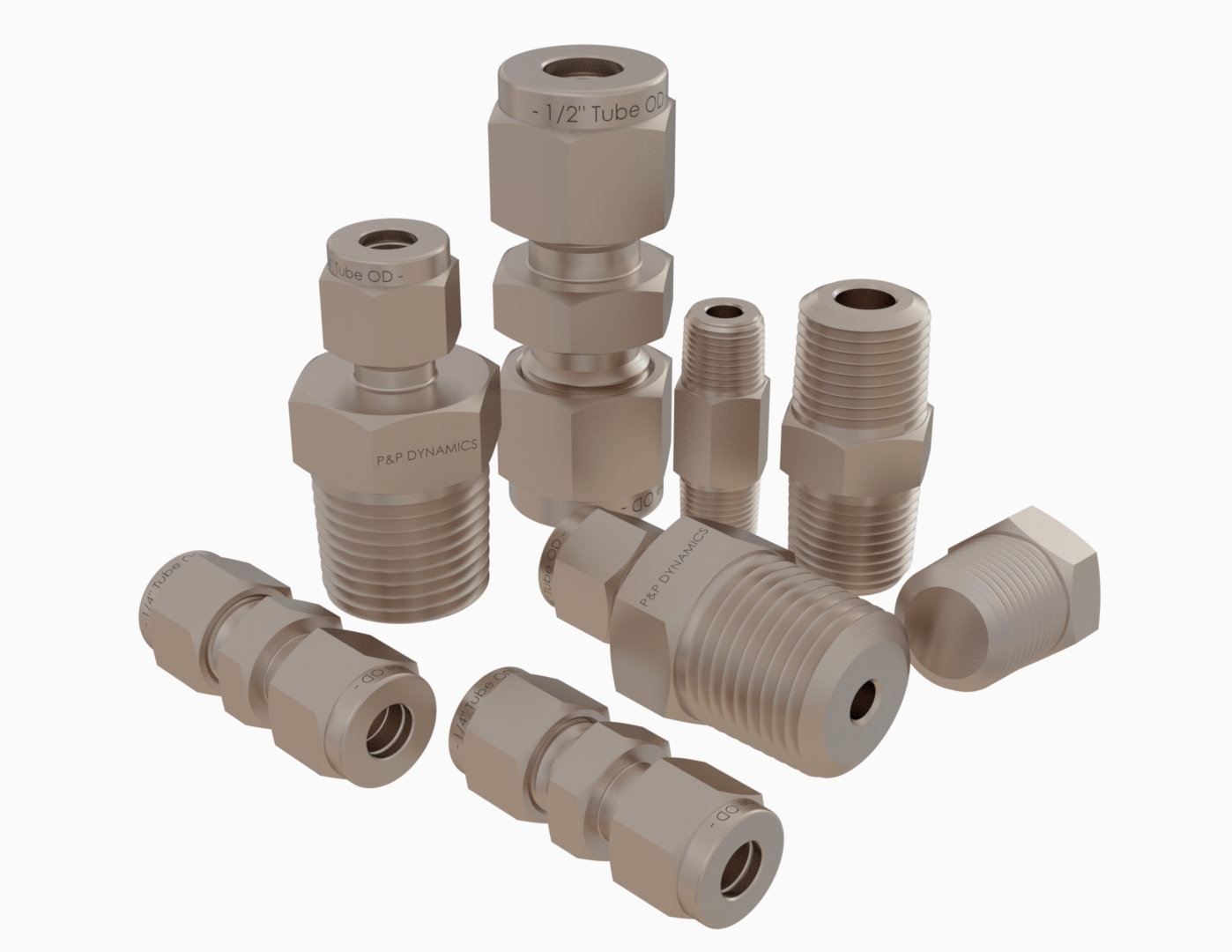 Instrumentation tube and pipe fittings