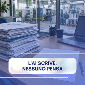 L'AI scrive, l'AI riassume, nessuno pensa: guida Lean all'AI slop