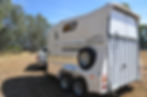 Royal 2 Horse Angle load Float
