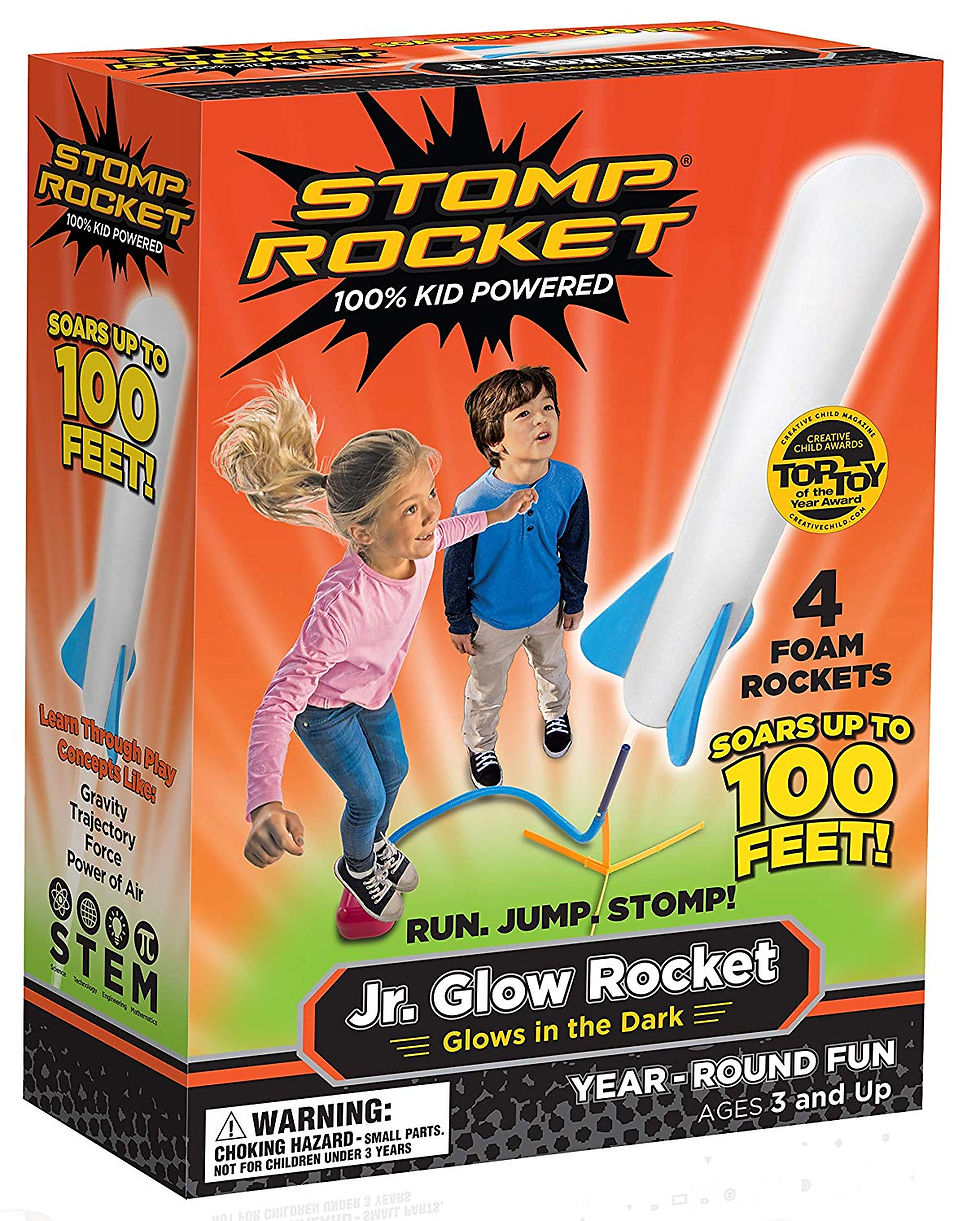 Jr .Glow Stomp Rocket 100% Kid powered