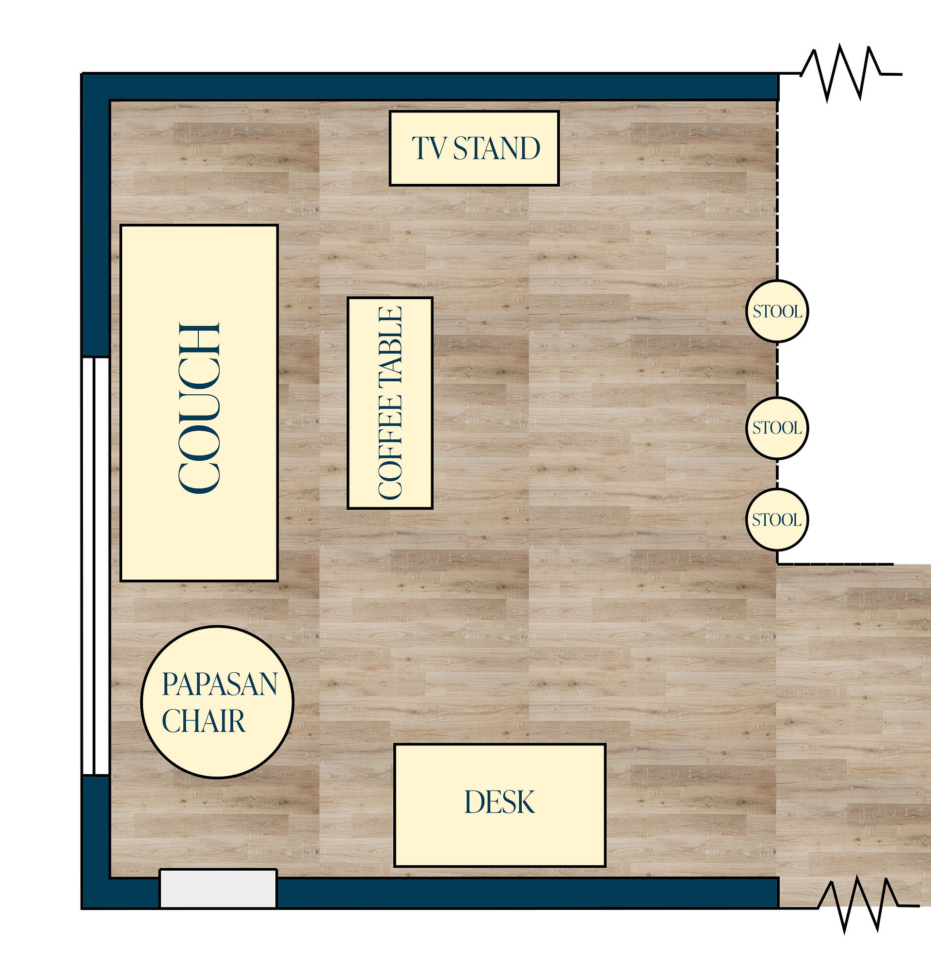 Furniture Plan second option