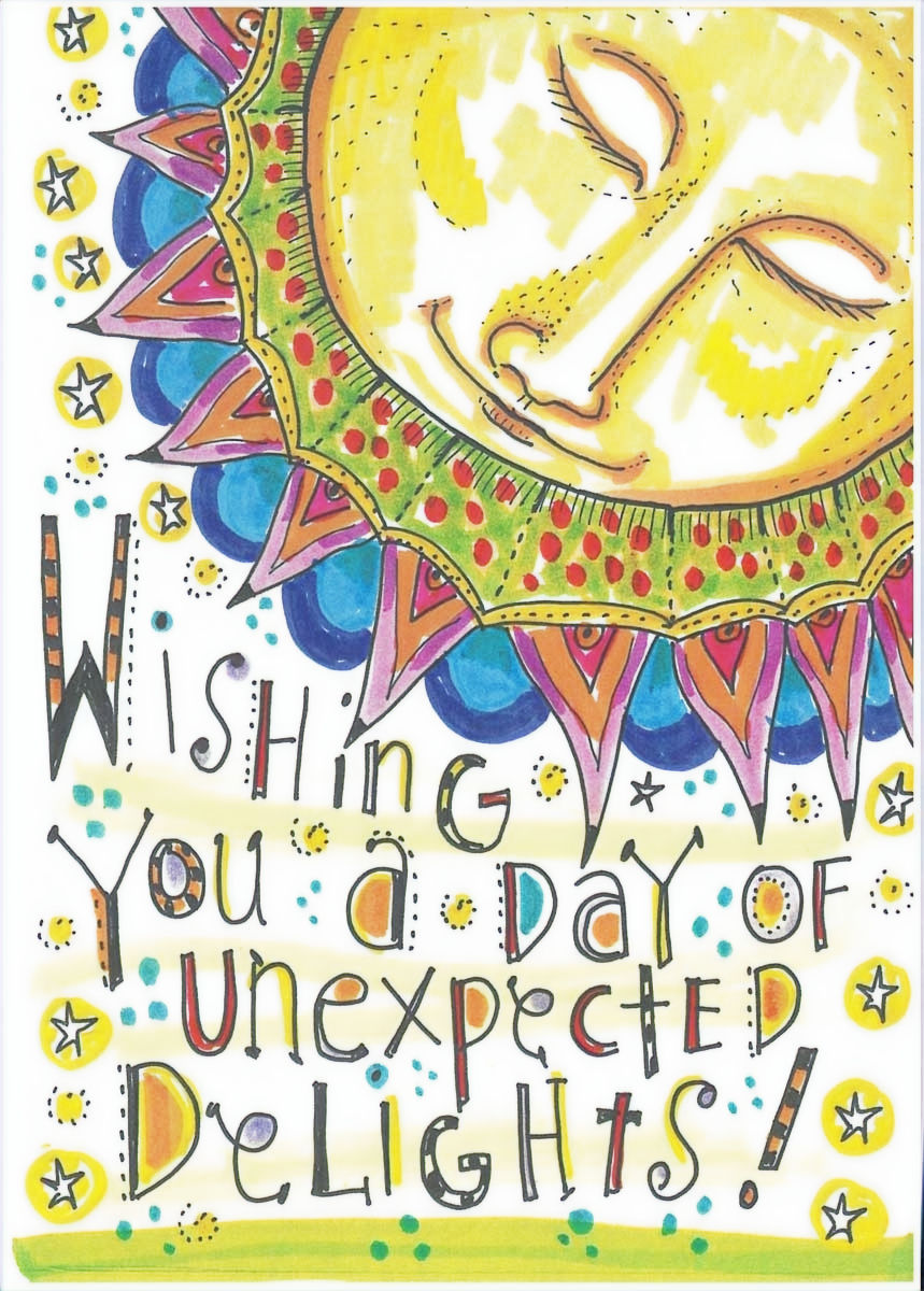 Thumbnail: Wishing you a day of unexpected delights nd-349
