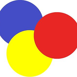 Primary  Blue, red, and yellow are the primary colors on the color wheel.jfif