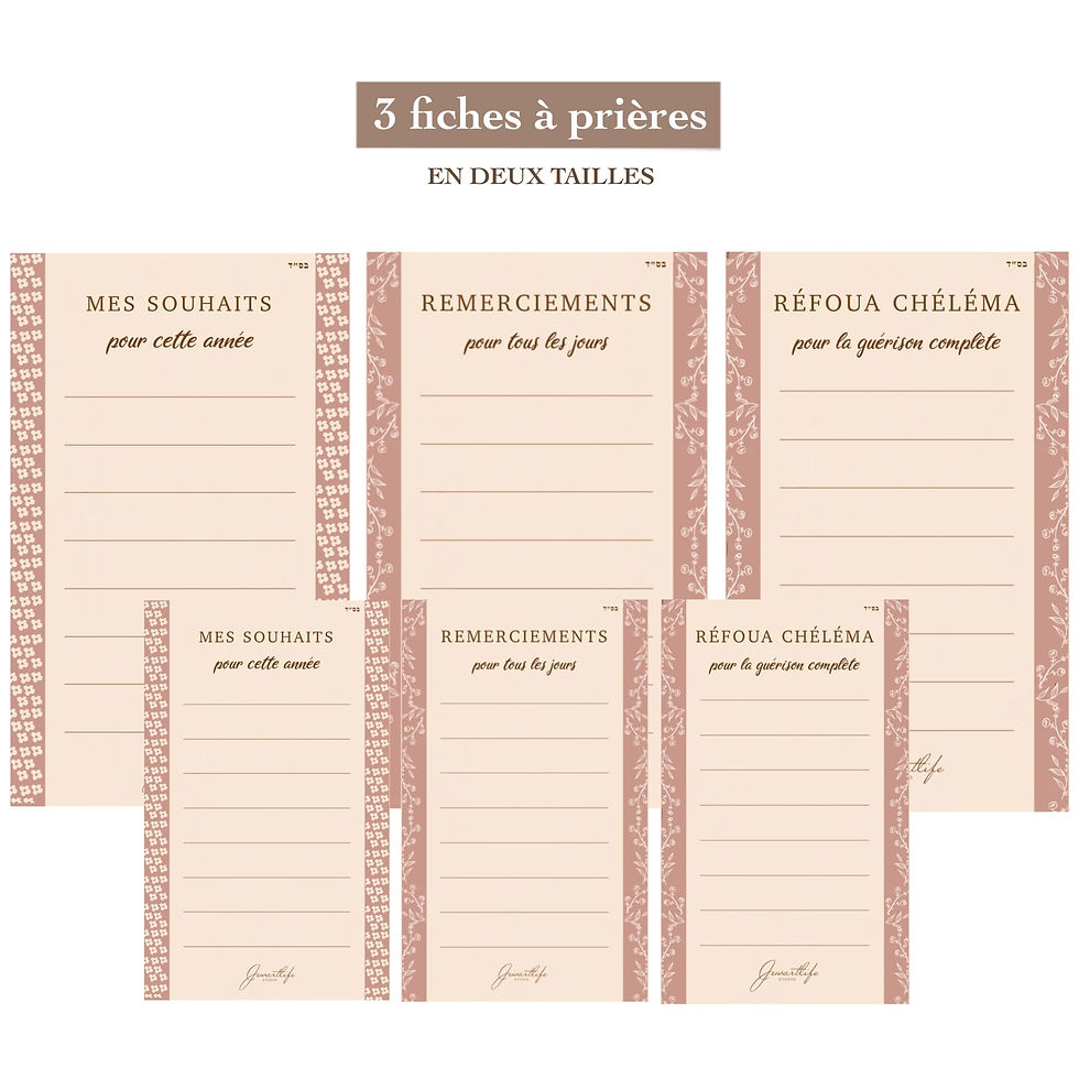 Miniature : Mes jolies fiches pour écrire mes prières personnelles