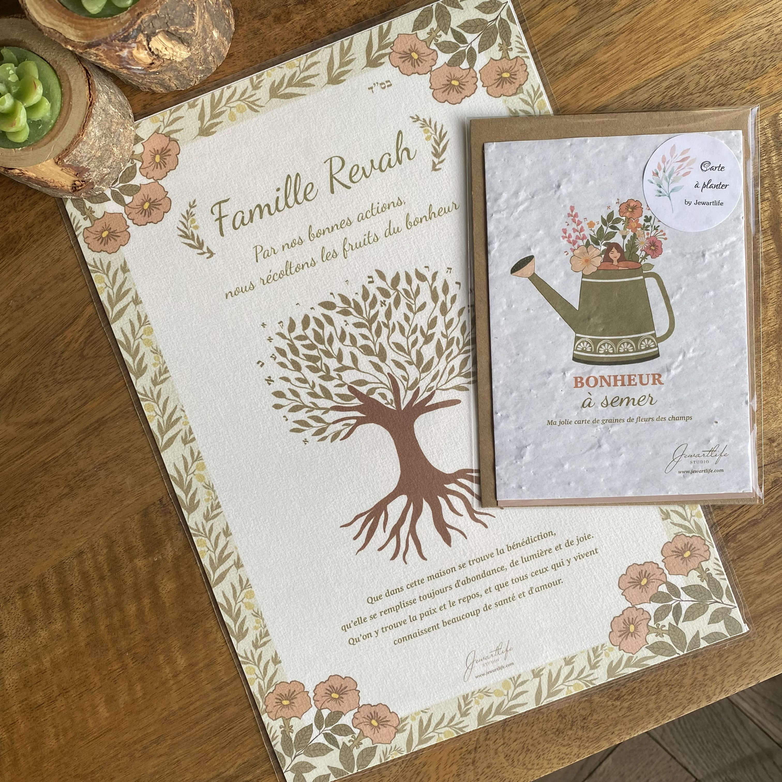 Total kit de Tou bichvat (affiche guide de Tou bichvat & carte)