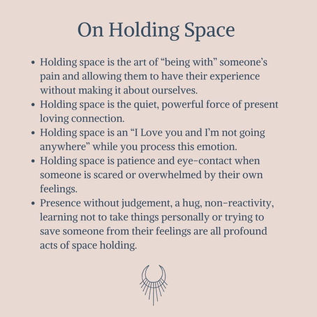  How can we hold Space? 