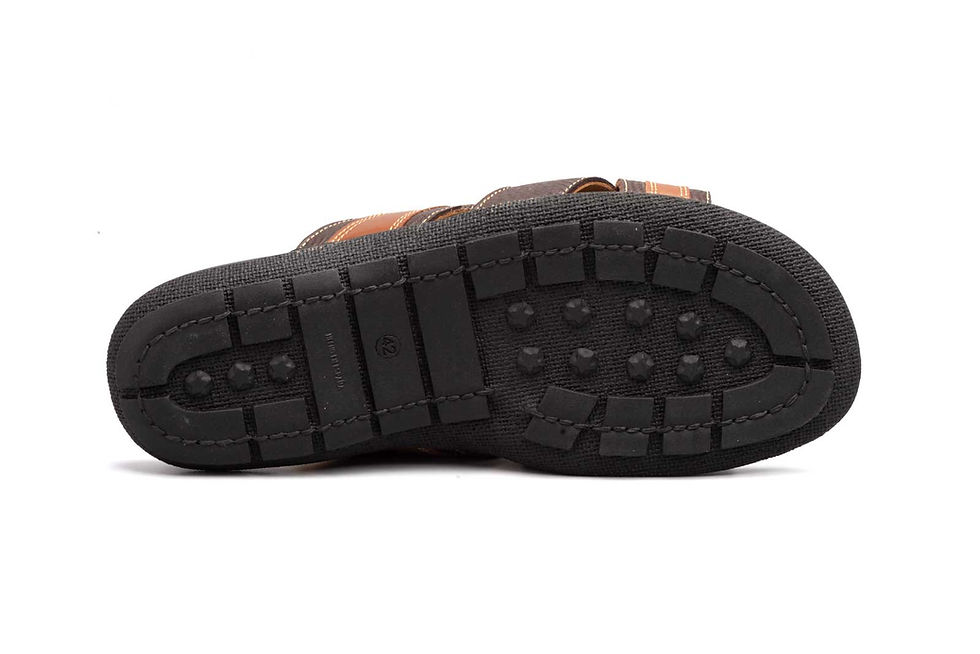 Miniatura: Sandalias Hombre Piel Marrón