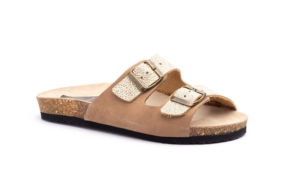 Miniatura: Sandalias Bio Mujer Piel, con hebillas