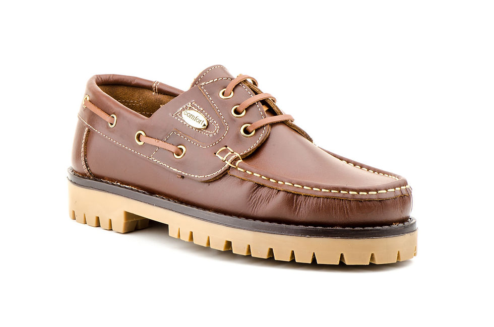 Zapatos Kiowa Hombre Piel Cordones Náuticos