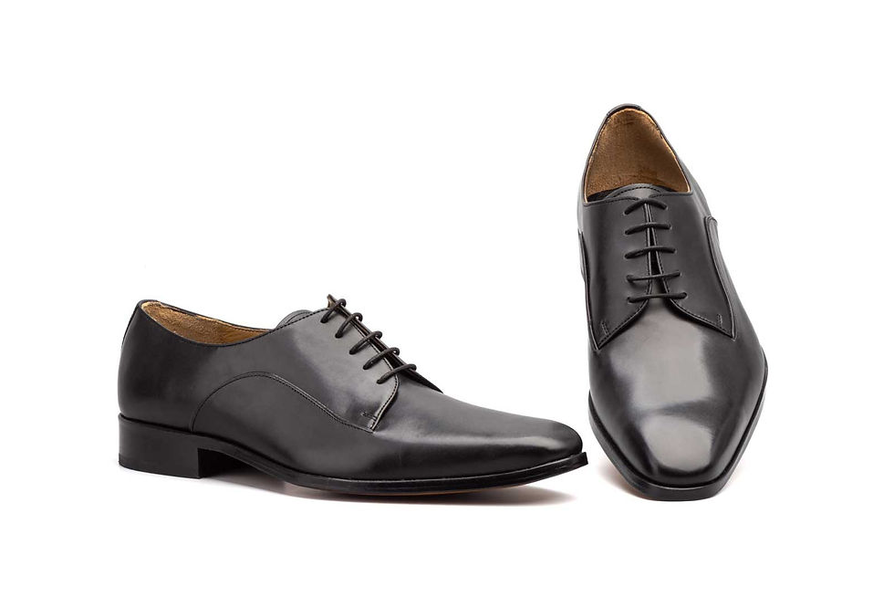 Zapatos Hombre Piel Negro