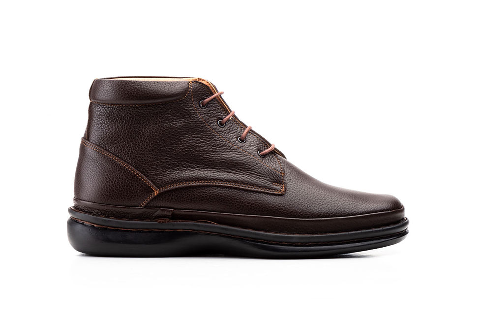 Bota para Hombre de Piel color Marrón con Cordones marca Cactus