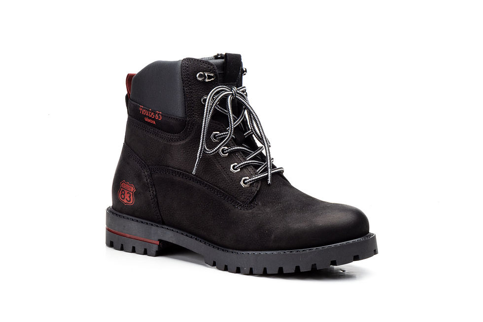 Botas para Hombre de Piel color Negro marca Route 83