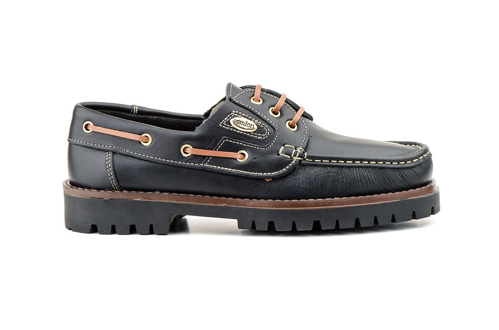 Zapatos Kiowa Hombre Piel Cordones Náuticos