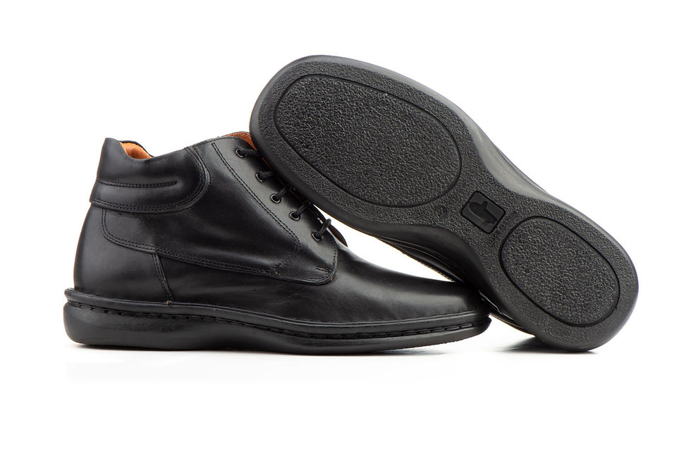 Botín para Hombre de Piel con Cordones