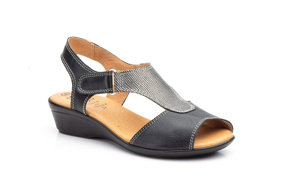 Miniatura: Sandalias Mujer Piel Negro