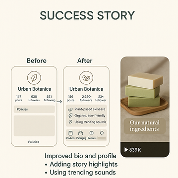 alt="urban botanica reels success"