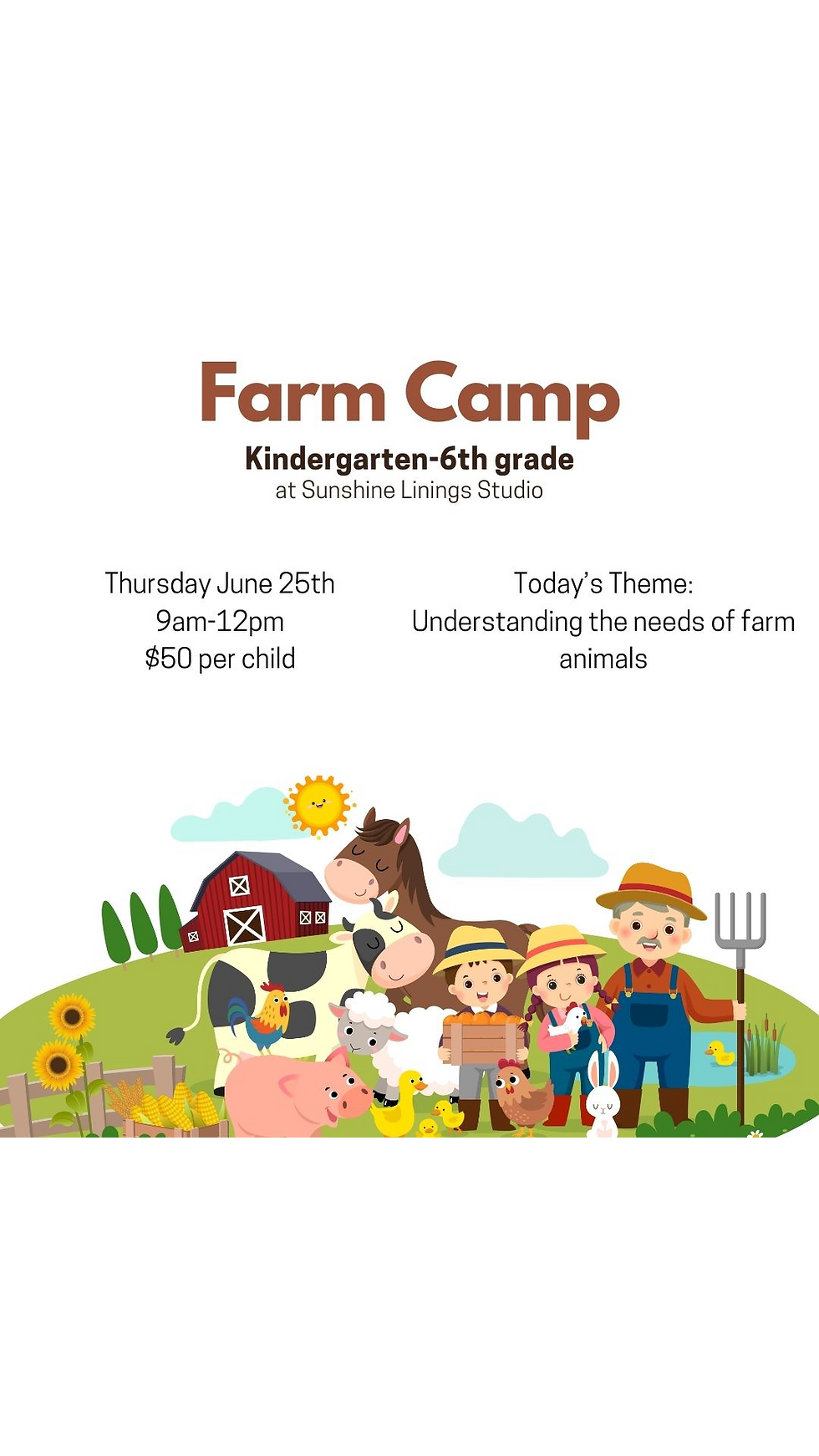 Summer Camp: K-6 June 25th