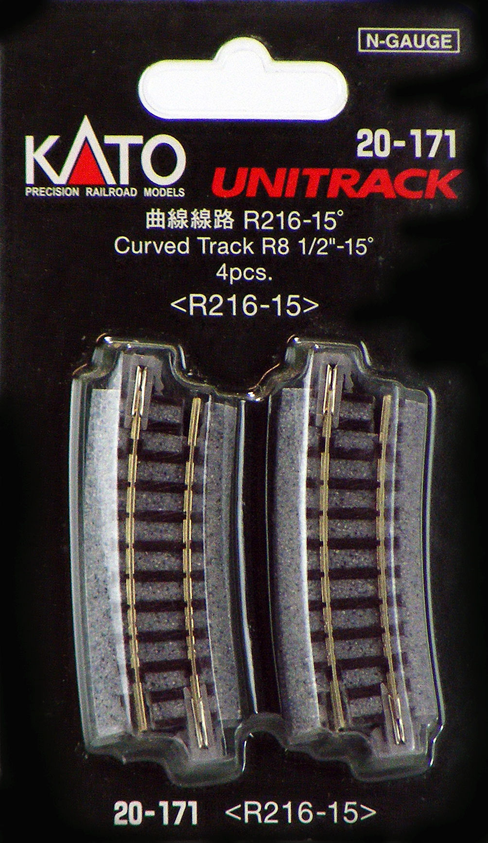 15 Degree Curved Unitrack